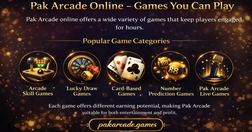 Pak Arcade Categories